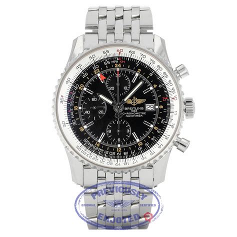 Breitling Navitimer 46mm Black Dial Stainless Steel 